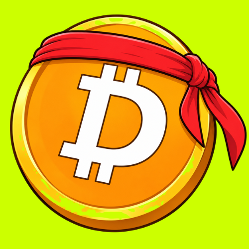 DUMBMONEY coin artwork with a red headband